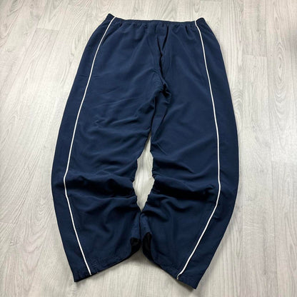 VINTAGE Y2K REEBOK BAGGY TRACKSUIT BOTTOMS NAVY