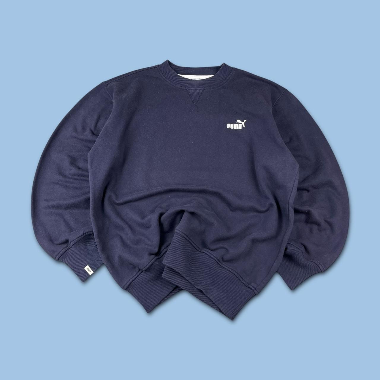 VINTAGE Y2K PUMA BOXY SWEATSHIRT NAVY
