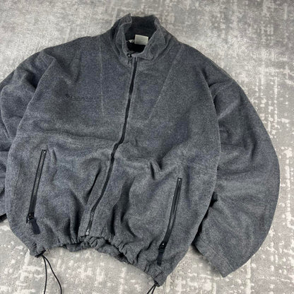 VINTAGE 00s COLUMBIA TECHNICAL FLEECE JACKET GREY