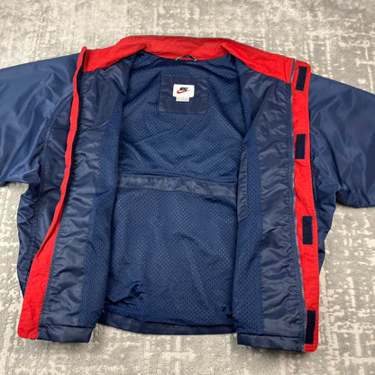 VINTAGE 90s NIKE WINDBREAKER JACKET NAVY