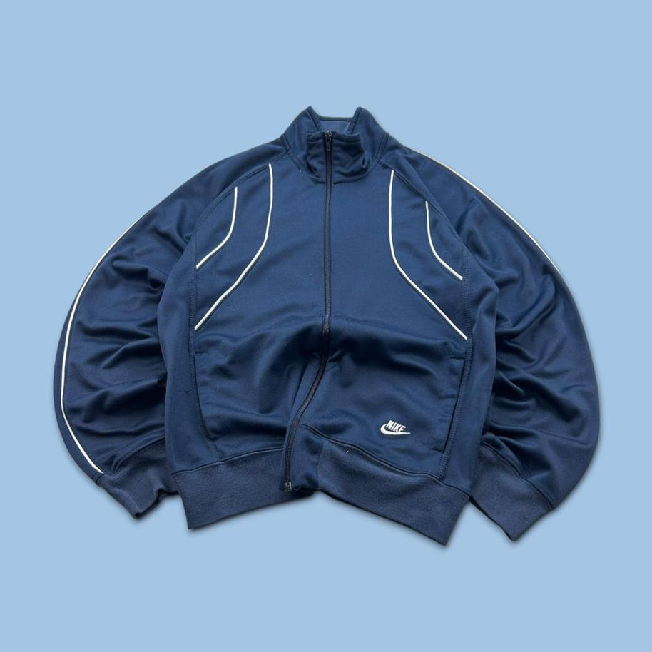 VINTAGE Y2K NIKE ZIP UP TRACK JACKET NAVY