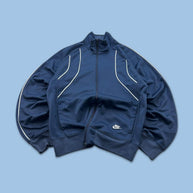 VINTAGE Y2K NIKE ZIP UP TRACK JACKET NAVY