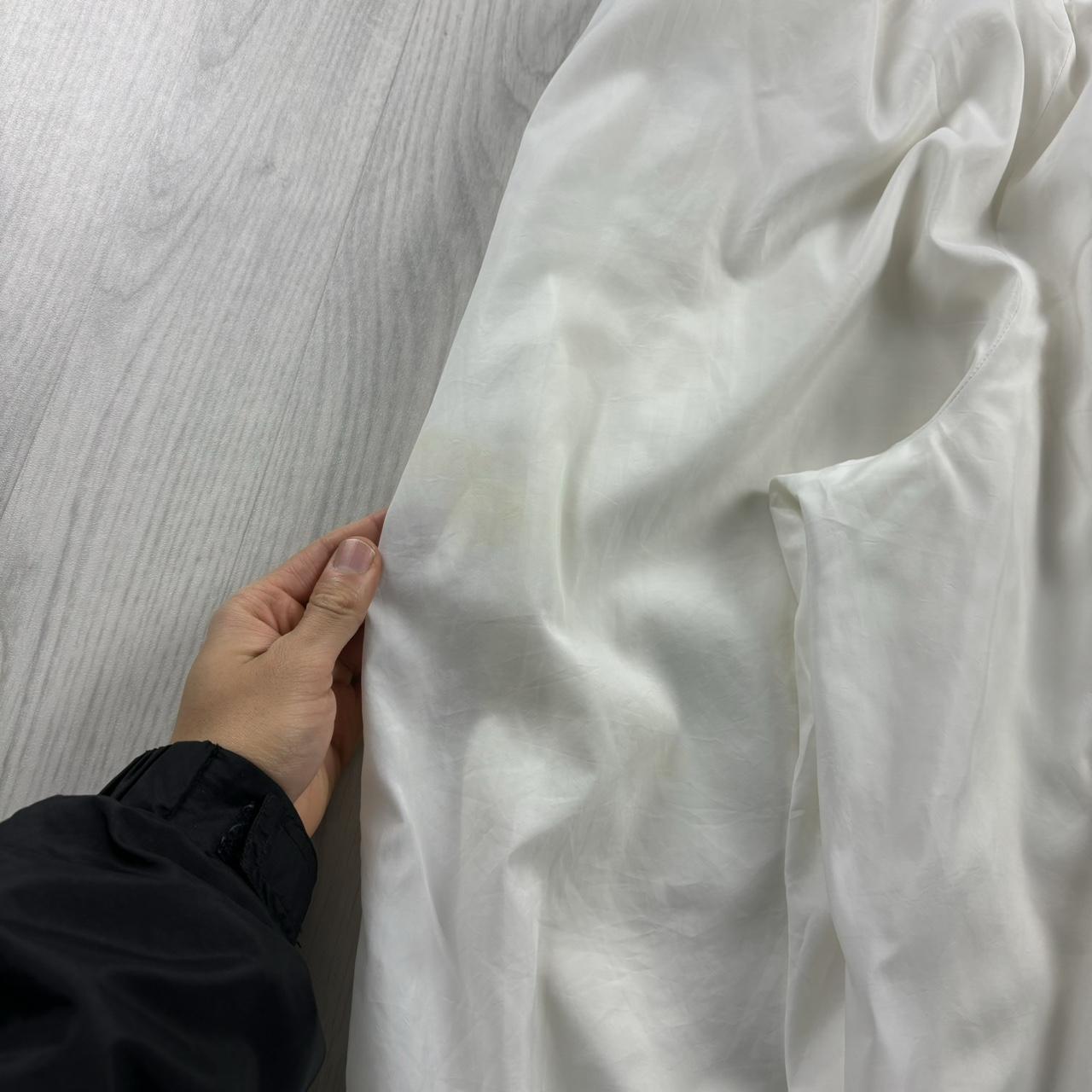 VINTAGE 90s NIKE BAGGY TRACKSUIT BOTTOMS WHITE