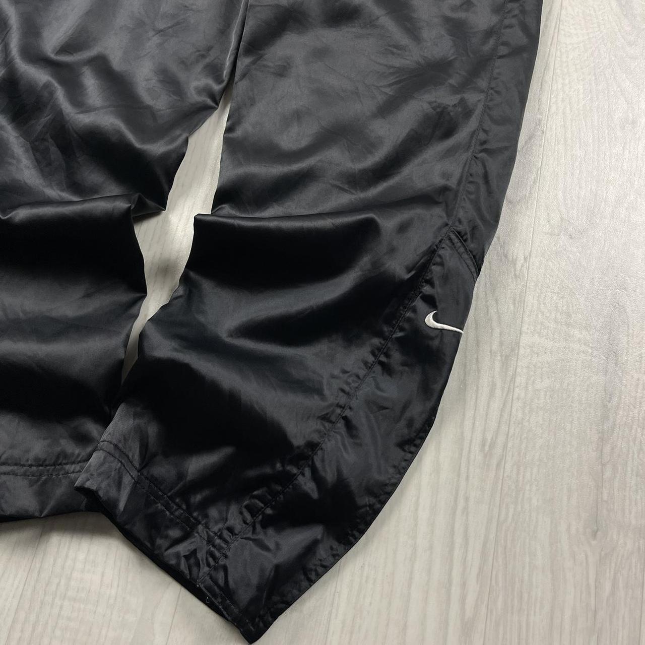 VINTAGE 90s NIKE BAGGY TRACKSUIT BOTTOMS BLACK