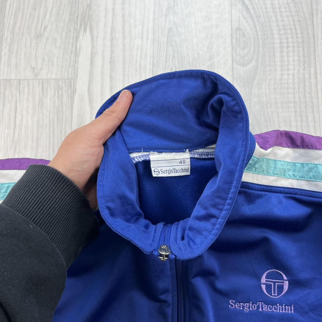VINTAGE Y2K SERGIO TACCHINI TRACK JACKET BLUE