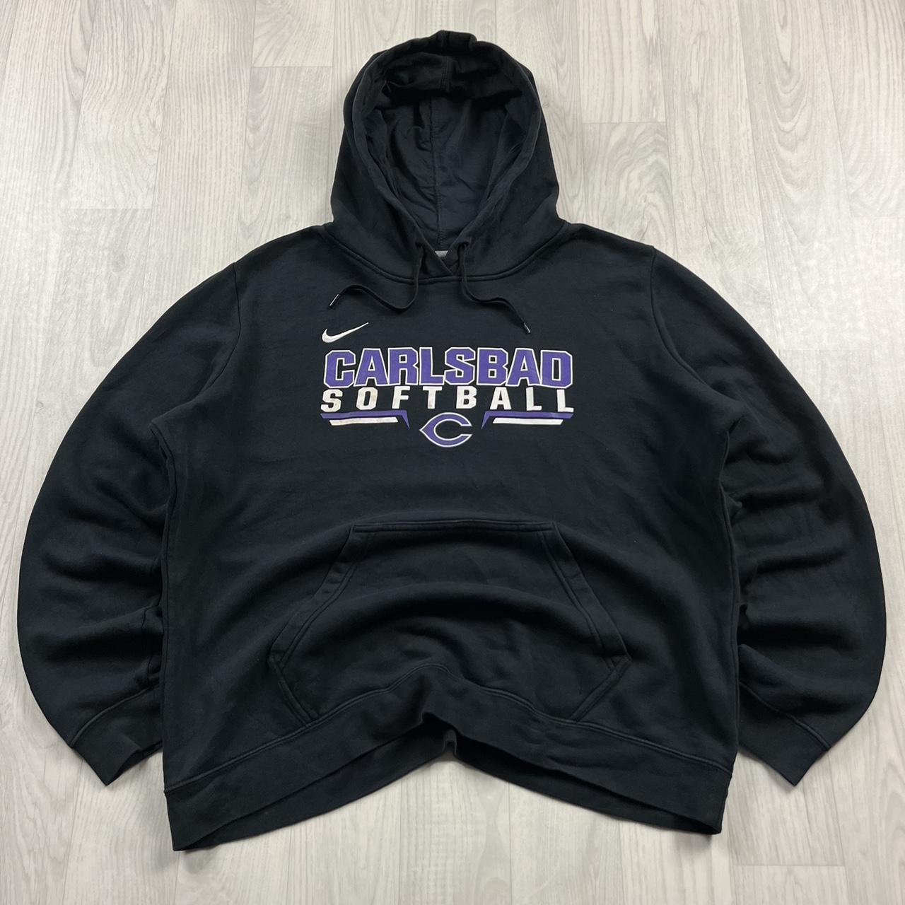 VINTAGE Y2K NIKE GRAPHIC HOODIE BLACK