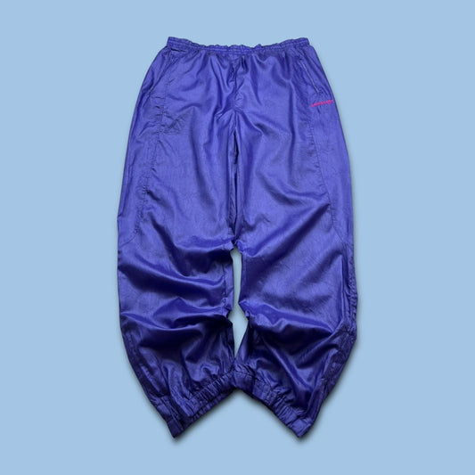 VINTAGE 90s ADIDAS BAGGY TRACKSUIT BOTTOMS PURPLE
