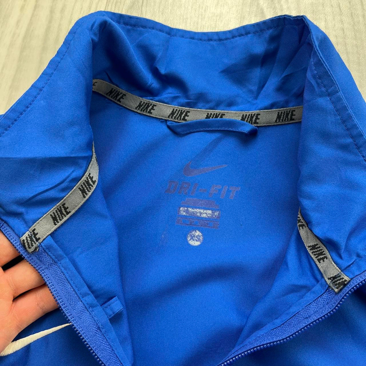 VINTAGE 00s NIKE TRACK JACKET BLUE