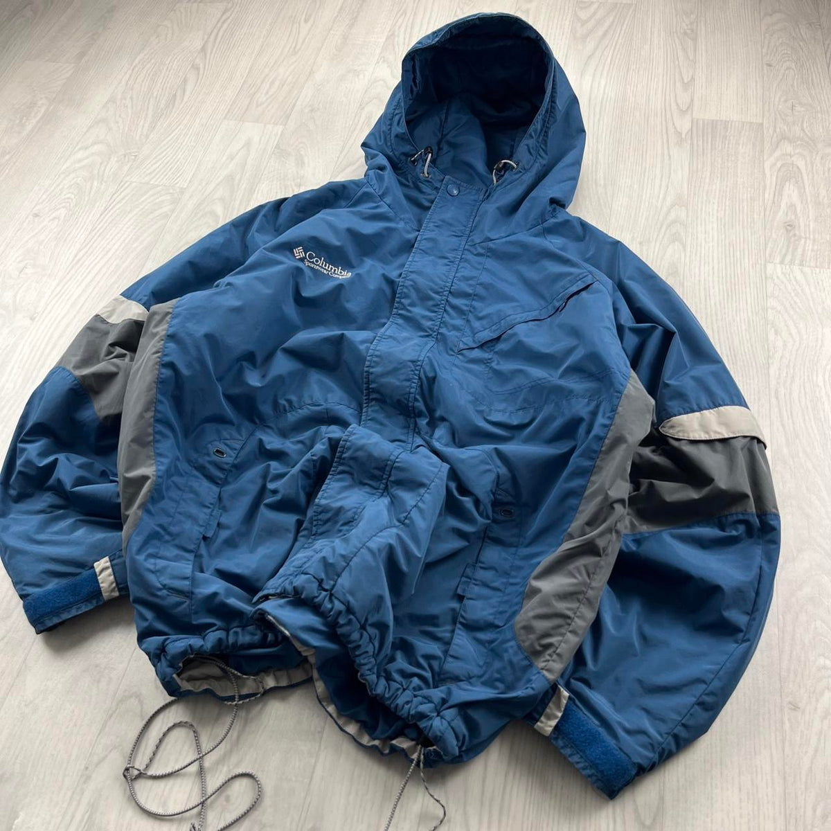 VINTAGE Y2K COLUMBIA TECHNICAL SKI JACKET BLUE