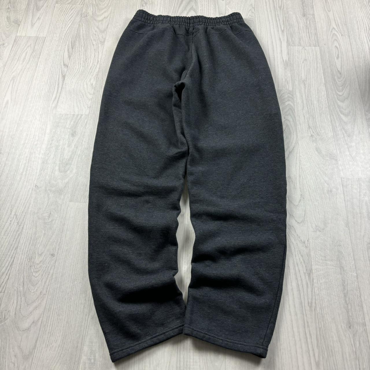 VINTAGE 00s RUSSELL ATHLETIC BAGGY COTTON SWEATPANTS CHARCOAL GREY