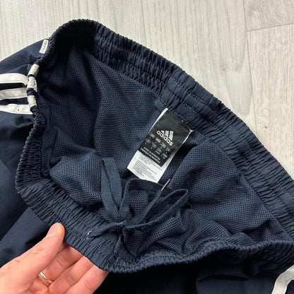 VINTAGE Y2K ADIDAS BAGGY TRACKSUIT BOTTOMS NAVY