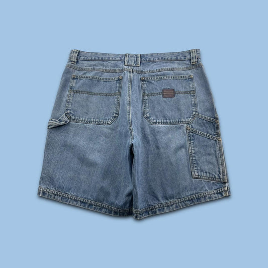 VINTAGE COLUMBIA BAGGY LOOSE CARPENTER JORTS BLUE (36w)