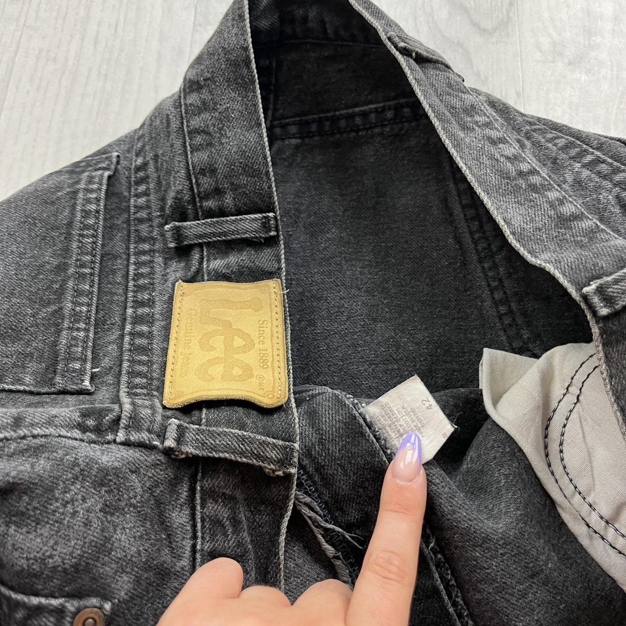 VINTAGE Y2K LEE BAGGY JORTS BLACK