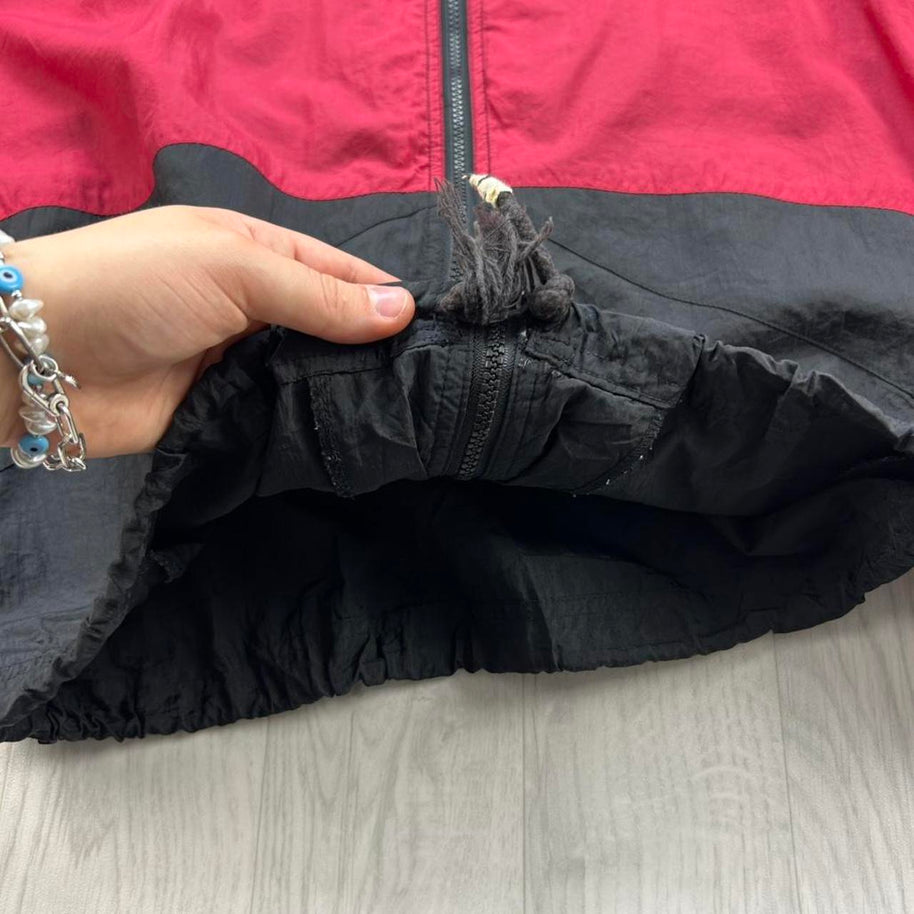 VINTAGE Y2K REEBOK WINDBREAKER JACKET BLACK