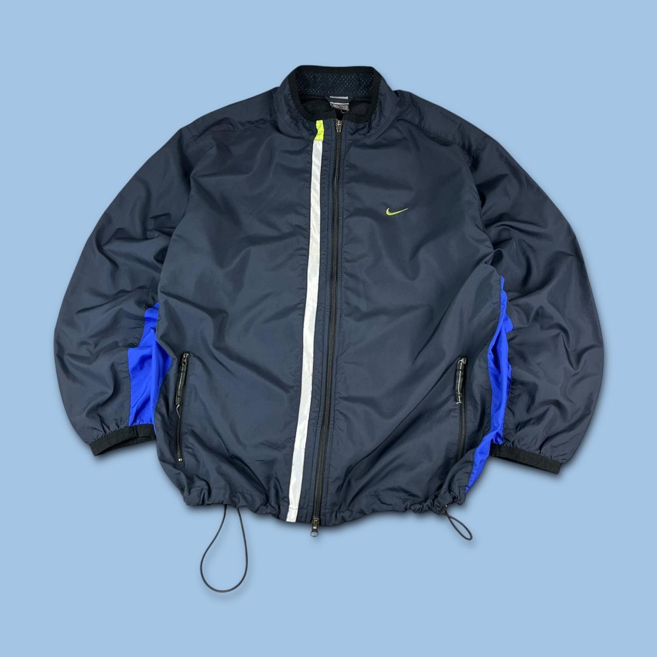 VINTAGE Y2K NIKE TECHNICAL WINDBREAKER JACKET NAVY