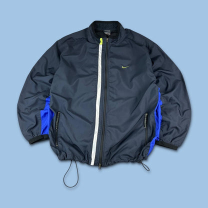 VINTAGE Y2K NIKE TECHNICAL WINDBREAKER JACKET NAVY