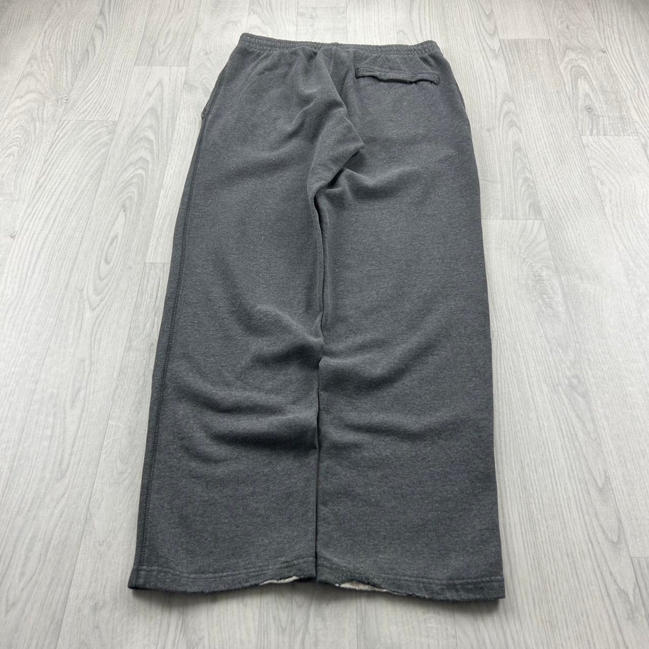 VINTAGE Y2K NIKE BAGGY COTTON SWEATPANTS GREY