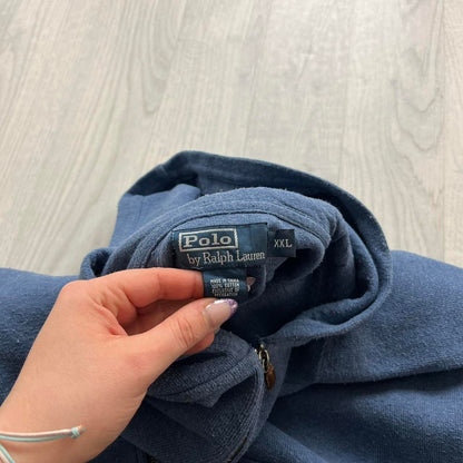 VINTAGE Y2K POLO RALPH LAUREN HOODIE BLUE