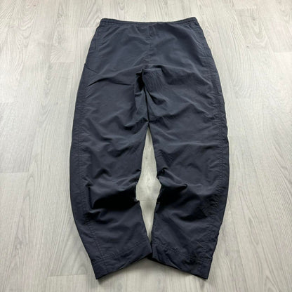 VINTAGE Y2K ADIDAS STRAIGHT LEG TRACKSUIT BOTTOMS NAVY