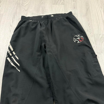 VINTAGE Y2K ADIDAS BAGGY TRACKSUIT BOTTOMS BLACK