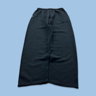 VINTAGE Y2K RUSSELL ATHLETIC BLANK BAGGY COTTON SWEATPANTS BLACK