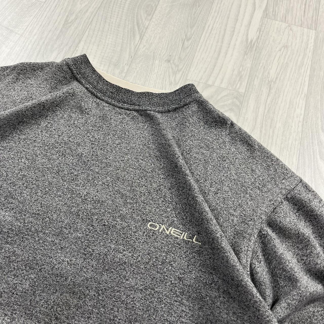 VINTAGE Y2K ONEILL GRAPHIC SWEATSHIRT GREY