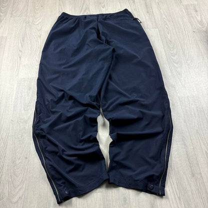 VINTAGE Y2K NIKE GOLF BAGGY TRACKSUIT BOTTOMS NAVY