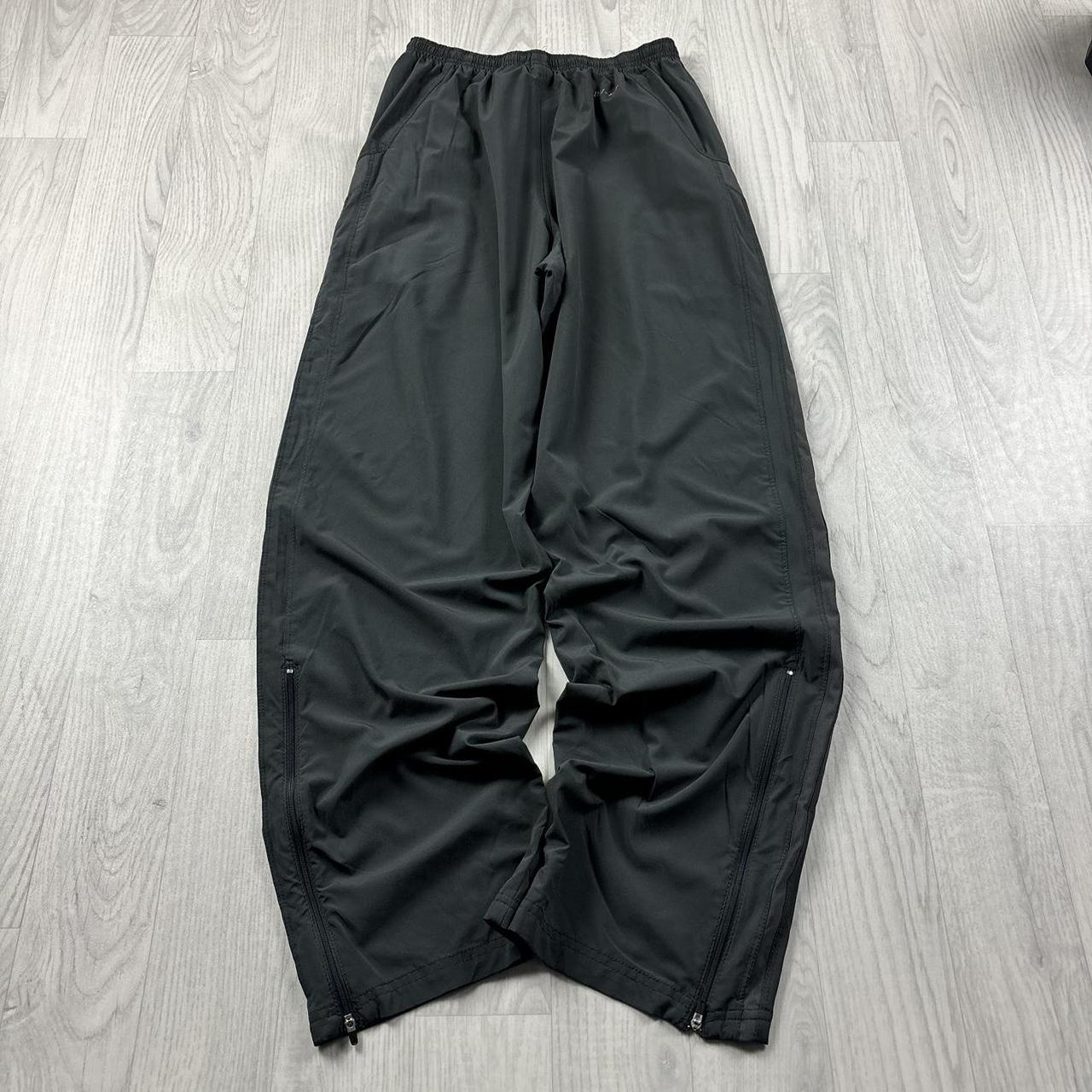 VINTAGE Y2K NIKE DRI FIT BAGGY TRACKSUIT BOTTOMS GREY