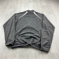 VINTAGE Y2K REEBOK SPELL OUT ZIP UP TRACK JACKET GREY