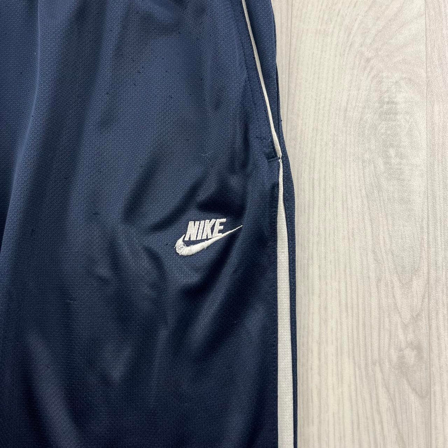 VINTAGE Y2K NIKE BAGGY TRACKSUIT BOTTOMS NAVY