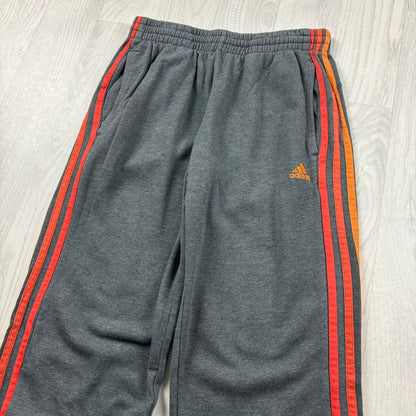 VINTAGE Y2K ADIDAS ESSENTIALS BAGGY COTTON SWEATPANTS GREY