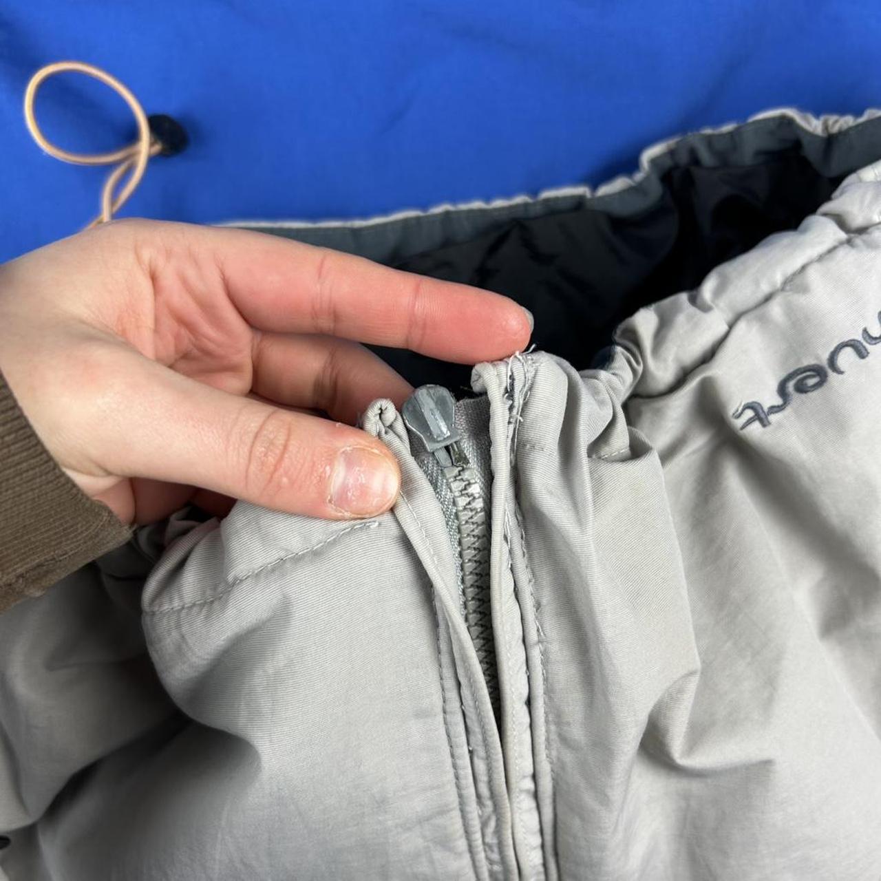 VINTAGE 00s COLUMBIA CONVERT TECHNICAL UTILITY SKI JACKET GREY BLUE