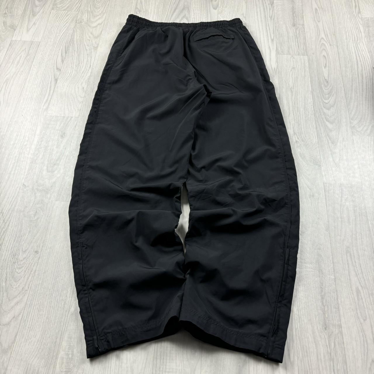 VINTAGE Y2K NIKE WIDE LEG BAGGY TRACKSUIT BOTTOMS BLACK
