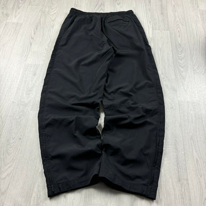 VINTAGE Y2K NIKE WIDE LEG BAGGY TRACKSUIT BOTTOMS BLACK