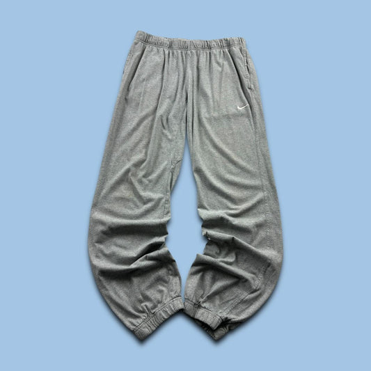 VINTAGE Y2K NIKE BAGGY COTTON SWEATPANTS GREY