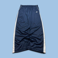 VINTAGE Y2K NIKE BAGGY SIDE STRIPE TRACKSUIT BOTTOMS NAVY