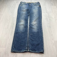 VINTAGE Y2K G STAR LOW RISE STRAIGHT LEG JEANS BLUE