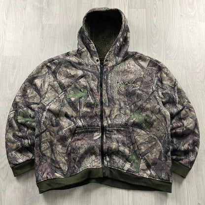VINTAGE REALTREE ZIP UP HOODIE CAMO