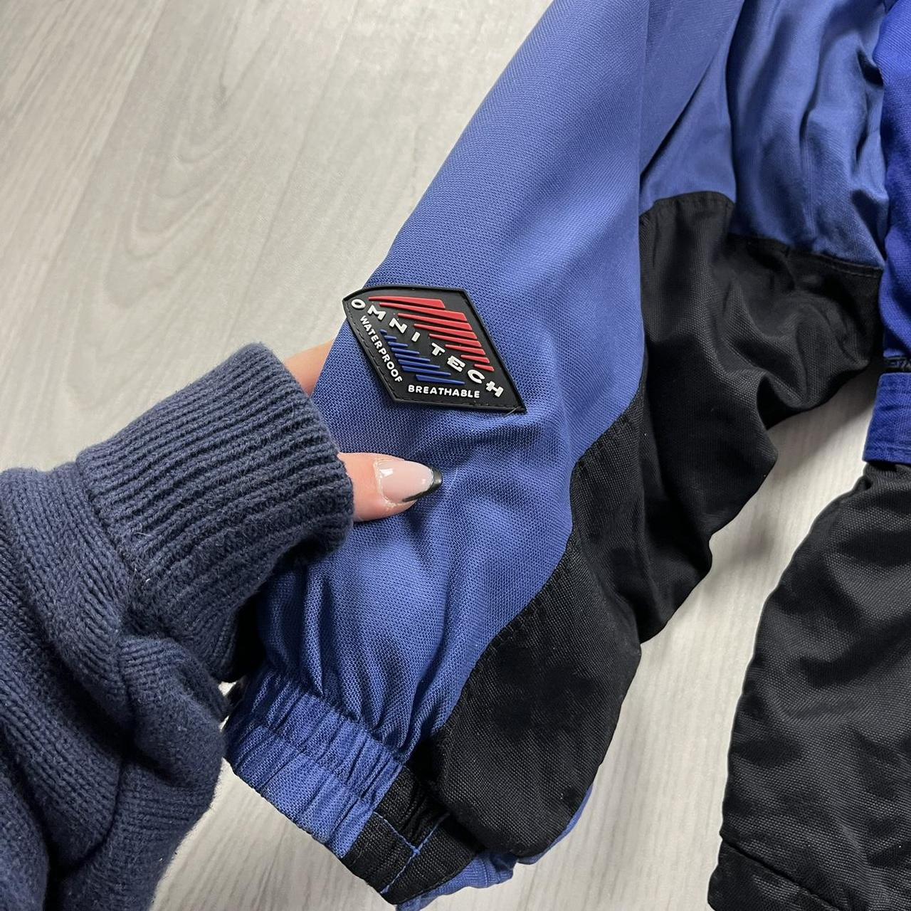 VINTAGE 00s COLUMBIA TECHNICAL HOODED SKI JACKET BLUE
