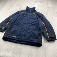 VINTAGE Y2K COLUMBIA PADDED UTILITY SKI JACKET NAVY