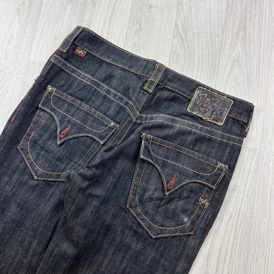 VINTAGE Y2K 5TH STREET BAGGY JEANS BLACK