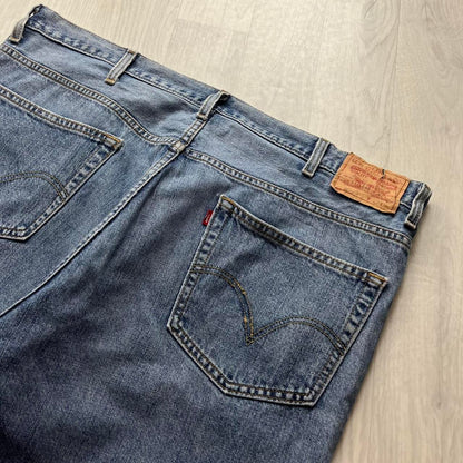VINTAGE Y2K LEVIS 505 BAGGY JORTS BLUE