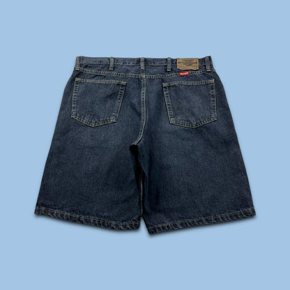 VINTAGE 00s WRANGLER BAGGY LOOSE CARPENTER JORTS NAVY