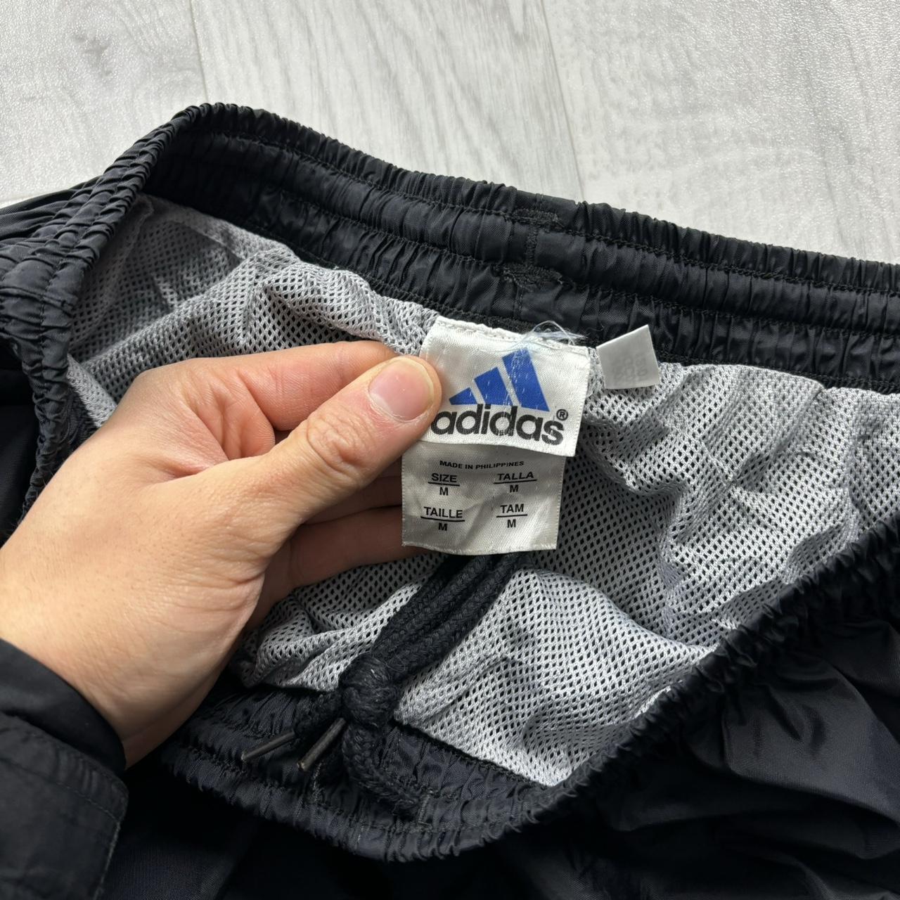 VINTAGE Y2K ADIDAS BAGGY TRACKSUIT BOTTOMS BLACK