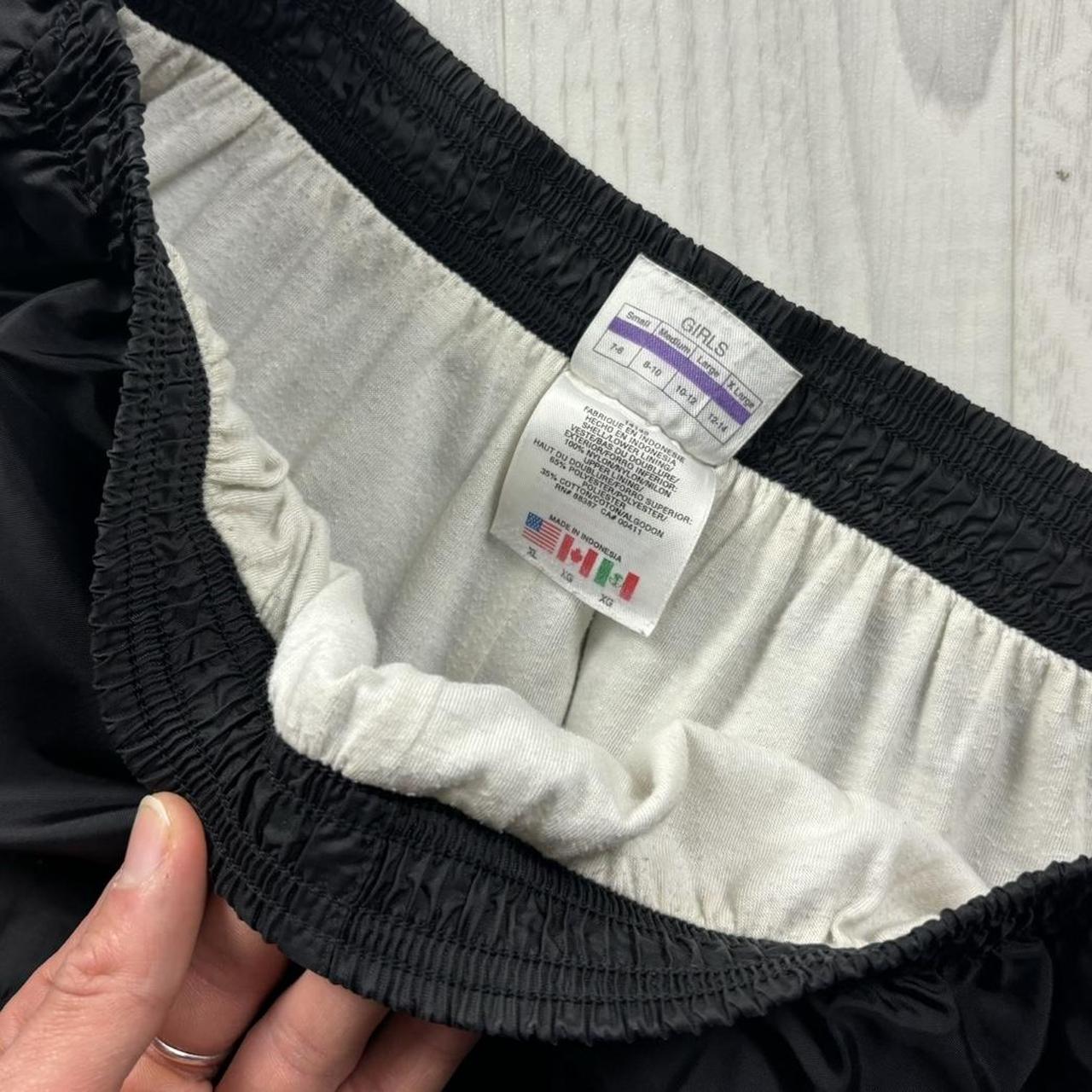VINTAGE Y2K ADIDAS POPPER BAGGY TRACKSUIT BOTTOMS BLACK