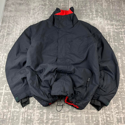 VINTAGE Y2K QUIKSILVER TECHNICAL SKI JACKET BLACK