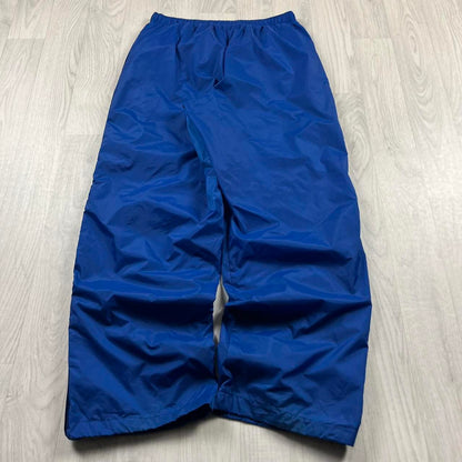 VINTAGE Y2K NIKE BAGGY WIDE LEG TRACKSUIT BOTTOMS BLUE