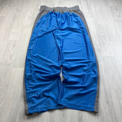 VINTAGE Y2K STARTER WIDE LEG SPORTY TRACKSUIT BOTTOMS LIGHT BLUE
