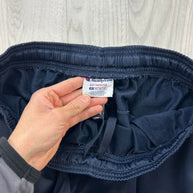 VINTAGE Y2K CHAMPION STRIPE BAGGY TRACKSUIT BOTTOMS NAVY