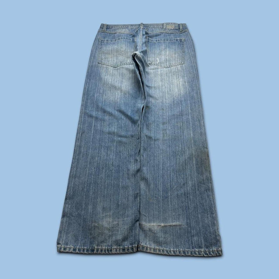 VINTAGE Y2K MARITHE FRANCOIS GIRBAUD BAGGY JEANS BLUE